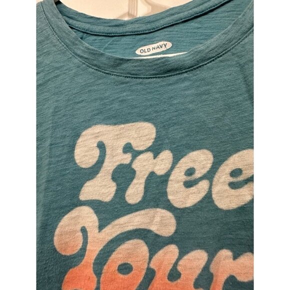 Old Navy women’s size large Free your mind t-shirt - Picture 4 of 12